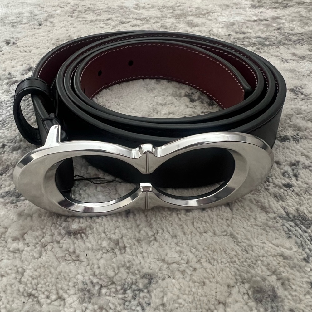 Coach leather belt